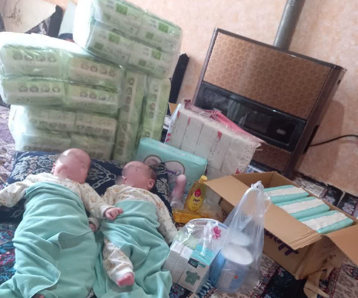 تأمین مستمر شیر خشک و لوازم بهداشتی نوزادان بد سرپرست و بی سرپرست