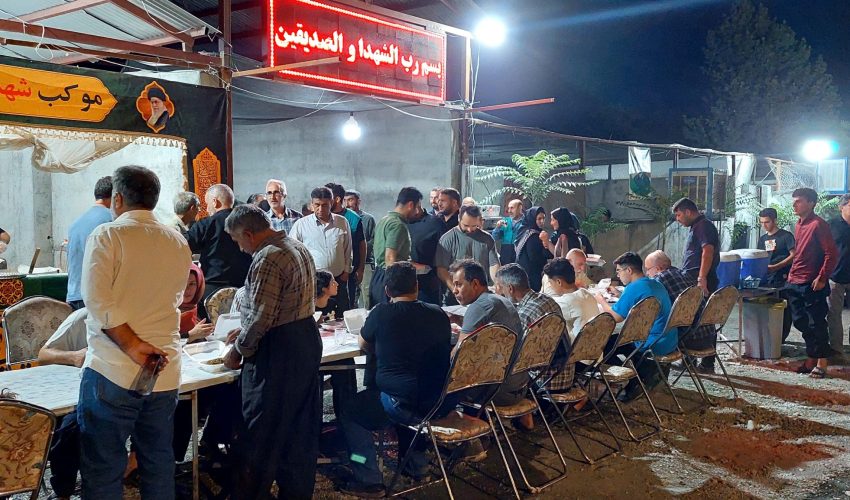 اطعام زوار اربعین در موکب شهدای نصر ۷_ اربعین ۱۴۰۴