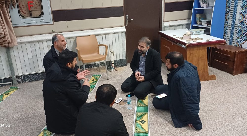 جلسه صمیمی با معاون منطقه ای و عمرانی بنیاد برکت کشور.اسفند ۱۴۰۳.مشهد مقدس