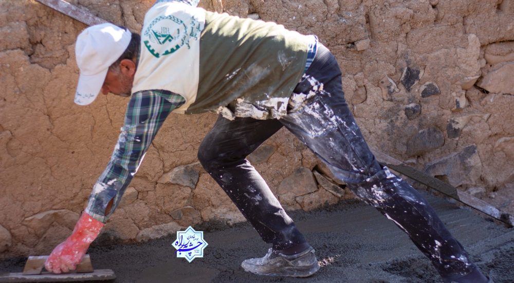 ساخت خانه برای خانواده محروم روستایی _ انارک؛ فاز دوم_ خرداد ۱۴۰۴ (7)